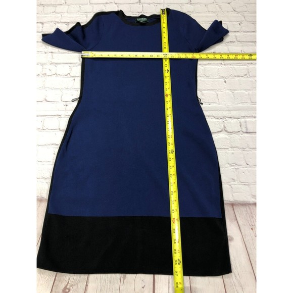 Lauren Ralph Lauren Women Viscose Blend Fitted Bodycon Dress Size Medium M115 -8 - Picture 2 of 13